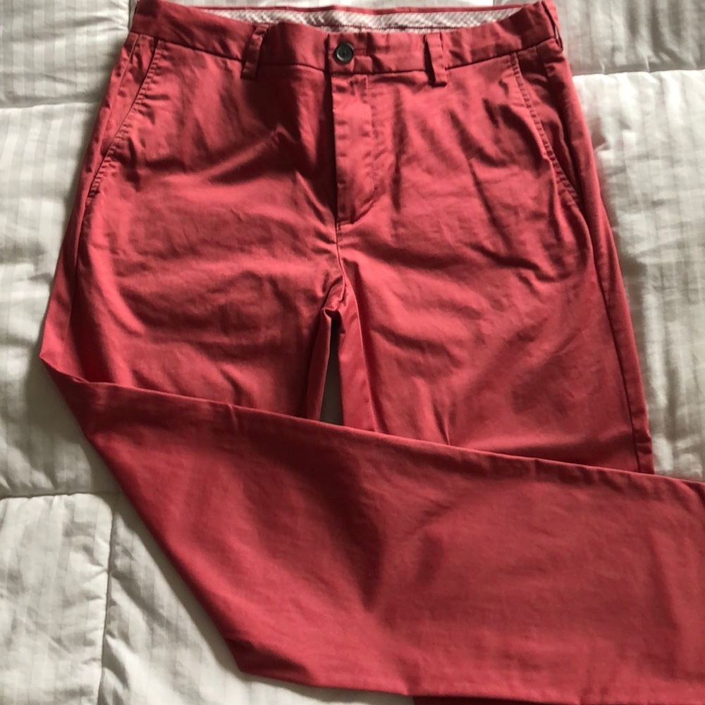 Brooks Brothers Red Fleece Pants 32x32 Salmon